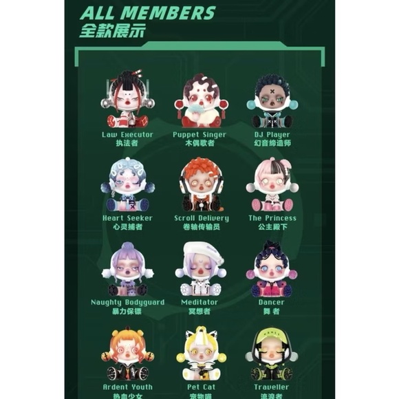 Authentic Pop Mart Skullpanda City of Night series- The meditator figure - Picture 3 of 7